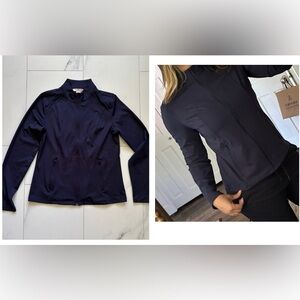 Tommy Bahama Blue Jacket with High Collar